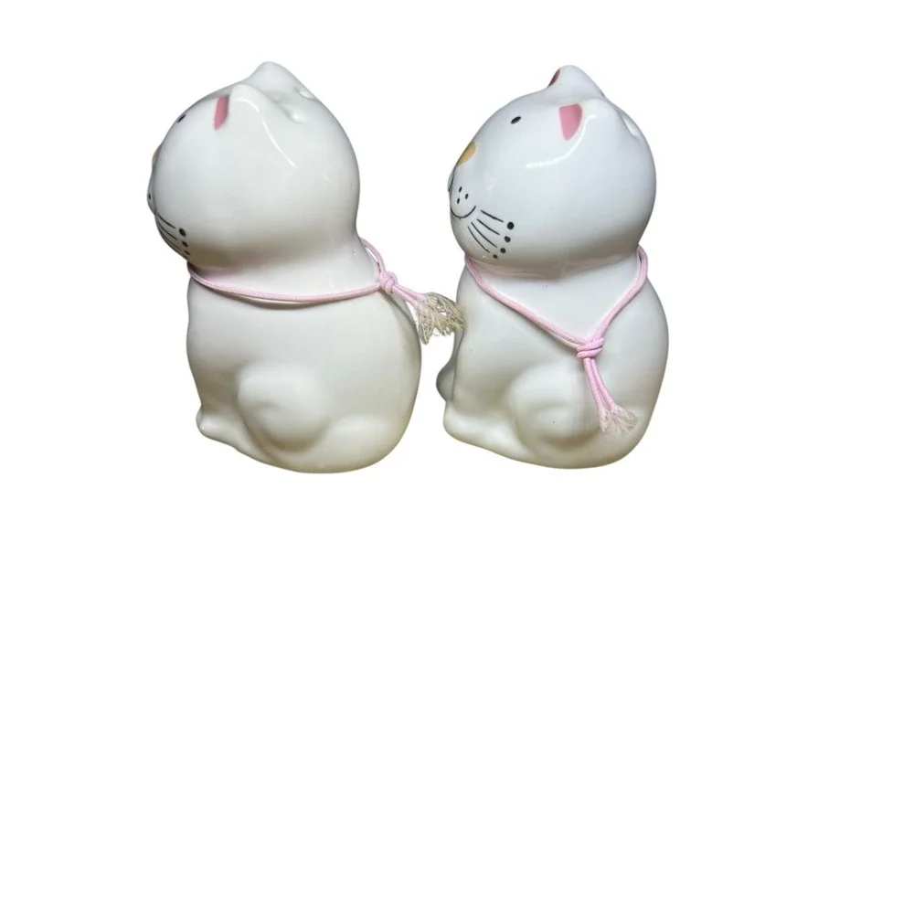 Salt And Pepper Cozy Cats Collection 1989‎ Ceramic 3-1/4
